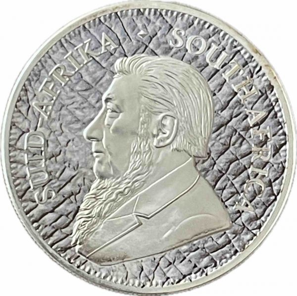 Колекційна срібна монета "Крюґерранд PLATED GREY" 31,1 г 2020 рік - Зображення 2