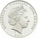 Коллекционная серебряная монета "Мультфильмы - Бременские музыканты, Влюбленная пара" 31,1 г 2011 год — изображение 3