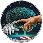 Колекційна срібна монета "Американський Орел Liberty - AI CONNECTIVITY" 31,1 г 2023 рік