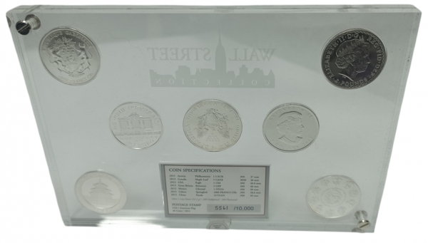 Колекційний набір срібних монет "Wall Street Collection 2013" - Зображення 4