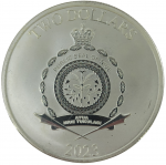 Коллекционная серебряная монета "Made for Each Other - Созданы друг для друга" 31,1 г 2023 год — изображение 3