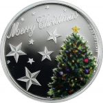 Колекційна срібна монета "Щасливого Різдва" 15,55 г 2013 рік