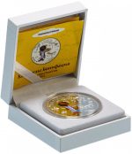 Коллекционная серебряная монета "Мультфильмы - Каникулы Льва Бонифация" 31,1 г 2011 год — изображение 2