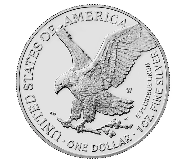 Колекційна срібна монета "Американський Орел Liberty PROOF" 31,1 г 2024 рік - Зображення 3