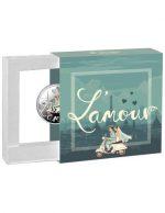 Колекційна срібна монета "L’аmour - Кохання" 17,5 г 2025 рік - Зображення 2