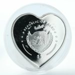 Коллекционная серебряная монета "Ангел и Дьявол" 25 г 2007 год — изображение 3