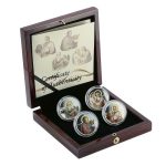 Коллекционный набор серебряных монет "Евангелисты" 2011 год