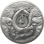Коллекционная серебряная монета "Бык - Большая пятерка" 31,1 г 2023 год — изображение 3