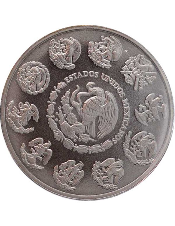 Колекційна срібна монета "Лібертад - Gold Black Empire Edition" 31,1 г - Зображення 3