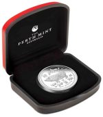 Колекційна срібна монета "Lunar II - Рік Свині" PROOF 31,1 г 2019 рік - Зображення 2