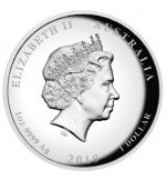 Колекційна срібна монета "Lunar II - Рік Свині" PROOF 31,1 г 2019 рік - Зображення 2