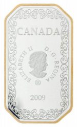 Коллекционный серебряный слиток "Десятка Пик" 31,1 г 2009 год — изображение 2