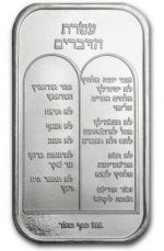 Коллекционный серебряный слиток "Десять Заповедей" 31,1 г — изображение 2
