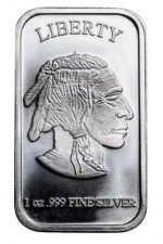 Коллекционный серебряный слиток "Бизон" 31,1 г — изображение 2