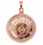 Коллекционная серебряная монета "Рыбы" 10 г 2021 год