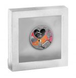 Коллекционная серебряная монета "Любовь в воздухе" 10 г 2021 год — изображение 2