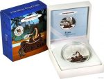 Коллекционная серебряная монета "Мультики - Каа" 31,1 г 2011 год — изображение 2