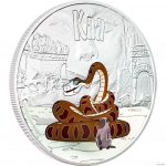 Коллекционная серебряная монета "Мультики - Каа" 31,1 г 2011 год