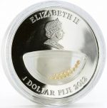 Коллекционная серебряная монета "Сокровища Матери-Природы — Розовый жемчуг" 20 г 2012 год — изображение 2