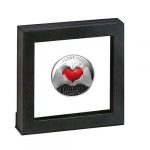 Колекційна срібна монета "I love You - Я Тебе Люблю" 10 г 2019 рік - Зображення 2