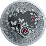 Колекційна срібна монета "Моє серце" 28,28 г 2010 рік