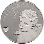 Колекційна срібна монета "Янгол кохання" 25 г 2010 рік