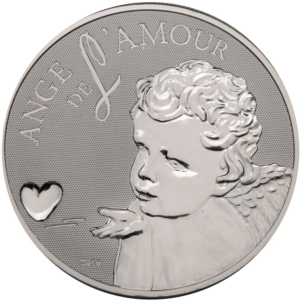 photo_2025-10-23_09-21-22 Колекційна срібна монета "Янгол кохання" 25 г 2010 рік - Зображення 1