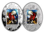 Колекційна срібна монета "Добрий пастор" 46,65 г 2017 рік - Зображення 3