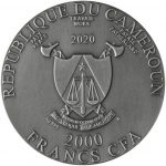 Колекційна срібна монета "Будда - Ваджрасаттва" 62,2 г 2020 рік - Зображення 2