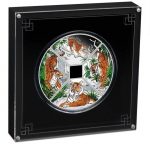 Коллекционная серебряная монета "Год Тигра" 124,4 г 2022 год — изображение 2