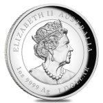 Коллекционная серебряная монета "Australian Lunar Series III - Год Быка" PROOF 31,1 г 2021 год — изображение 2