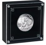 Колекційна срібна монета "Australian Lunar Series III - Рік Бика" PROOF 15,55 г 2021 рік - Зображення 2