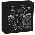 Колекційна срібна монета "Australian Lunar Series III - Рік Бика" PROOF 15,55 г 2021 рік - Зображення 5