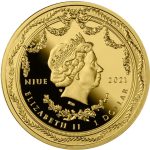 Коллекционная серебряная монета "Искусство Фаберже – Жук" 31,1 г 2021 год — изображение 4