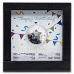 Колекційна срібна монета "З Днем Народження" 17,5 г 2021 рік - Зображення 4