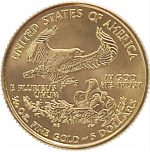 Коллекционная золотая монета "Либерти" 3,11 г 2007 год — изображение 3