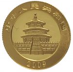 Колекційна золота монета "Панда" 3,11 г 2009 рік - Зображення 3