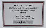 Колекційна золота монета "Панда" 3,11 г 2009 рік - Зображення 5
