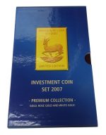 Коллекционный набор золотых монет "INVESTMENT COIN SET - Африканский крюгерранд" 2007 год — изображение 4