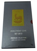 Коллекционный набор золотых монет-слитков "INVESTMENT COIN SET - Африканский крюгерранд" 2010 год — изображение 4