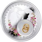 Коллекционная серебряная монета «Любовь и Счастье» 28,28 г 2016 год