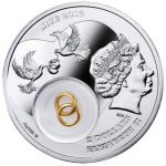 Коллекционная серебряная монета «Любовь и Счастье» 28,28 г 2016 год — изображение 3