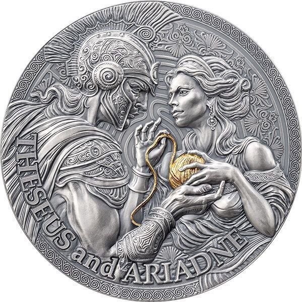 photo_2025-10-27_19-42-30 Колекційна срібна монета «Тесей та Аріадна» 62,2 г 2024 рік - Зображення 1