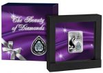 Коллекционная серебряная монета "The Beauty of Diamonds - Красота бриллиантов" 31,1 г 2015 год — изображение 2