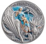 Колекційна срібна монета “Крижаний Дракон” 62,2 г 2024 рік