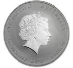 Коллекционная серебряная монета "Lunar II - Год Тигра" 31,1 г 2010 год — изображение 2