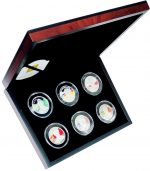 Коллекционный набор серебряных монет "Kings of Football - Короли Футбола" 2008 год — изображение 2