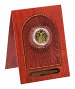 Коллекционная золотая монета "Православные святые - Николай Чудотворец" 8 г 2008 год — изображение 2