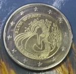 Коллекционная монета "2 евро Эстонии - Слава Украине" — изображение 2