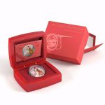 Коллекционная серебряная монета "Мой великий защитник - Английский бульдог" 31,1 г 2013 год — изображение 2